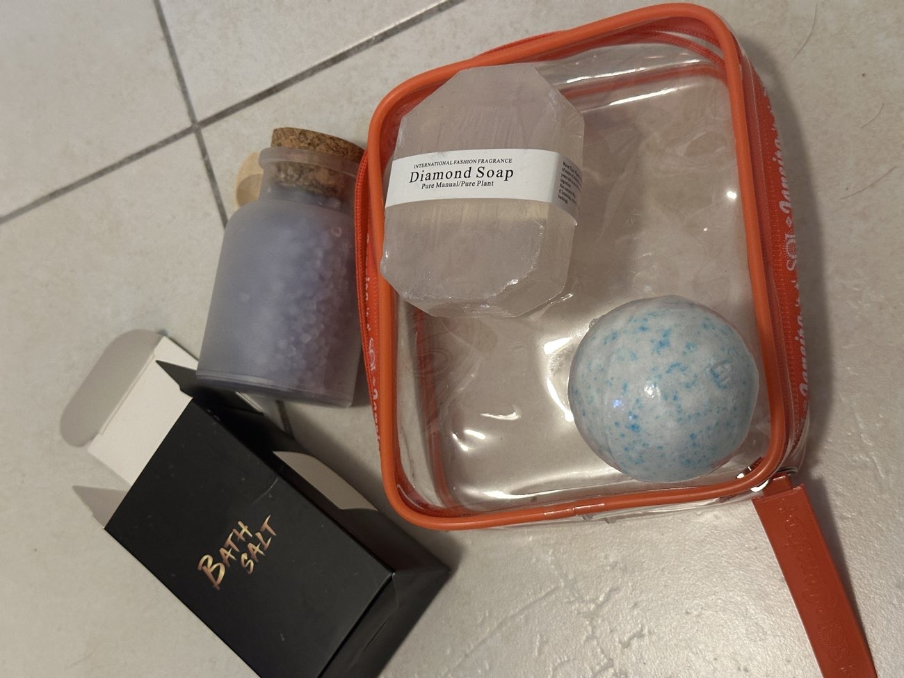 Bath bomb / salt soap bundle bought at Enable Ireland Charity Shop, Parnell Place Cork for €3.00