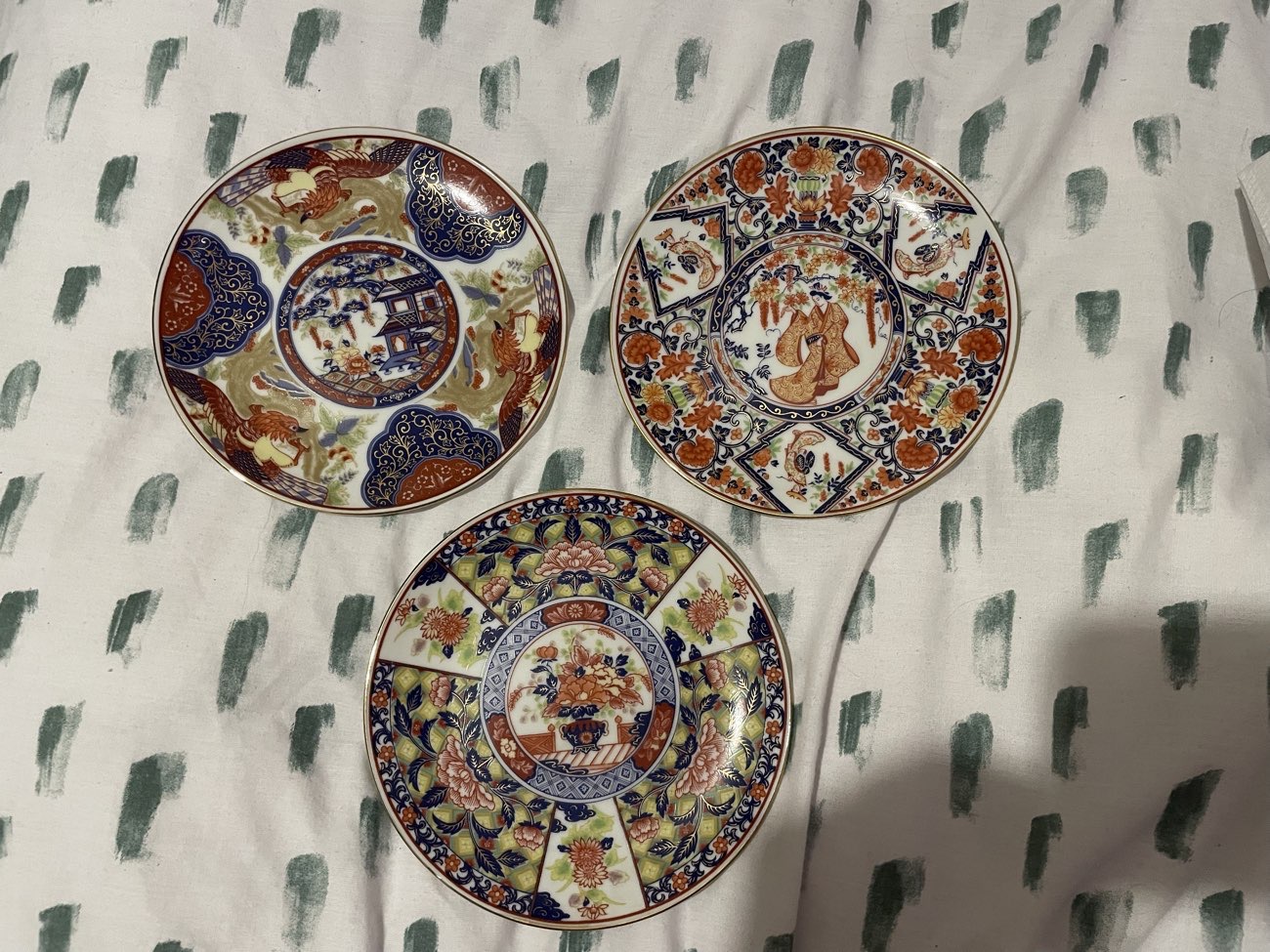 Decorative Plates - £2 each bought at Sue Ryder for £6.00