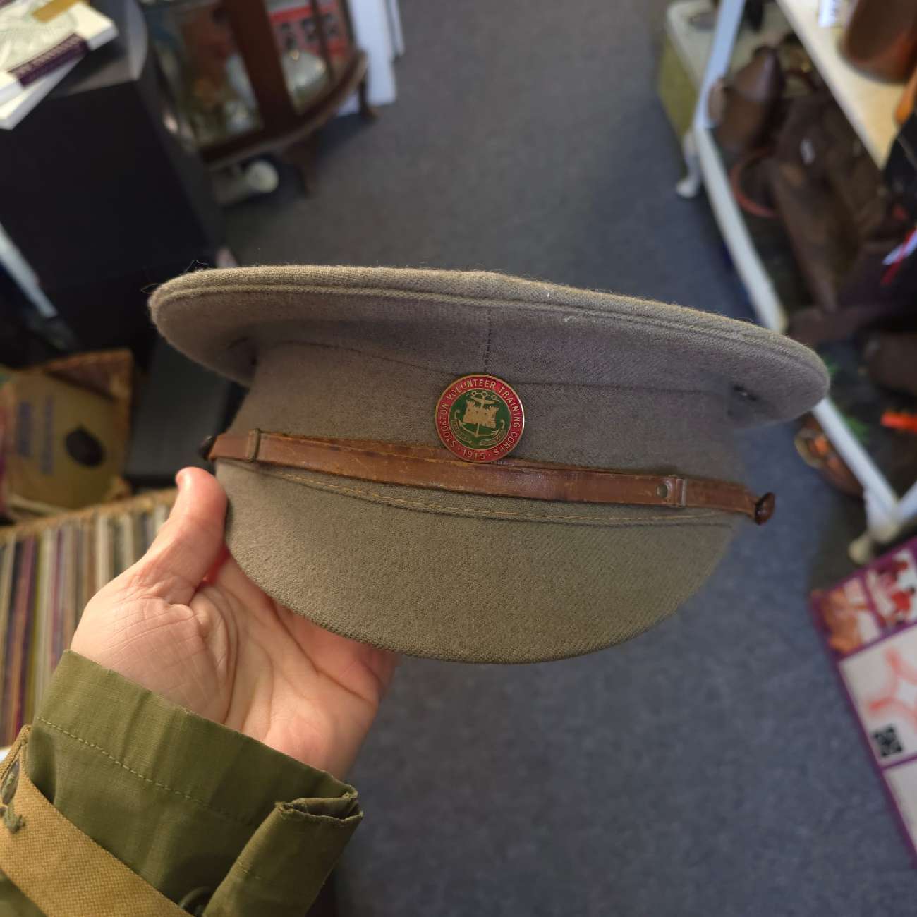 world war 1 volunteer training corps cap product bought at Age UK Charity Shop for Β£6.99
