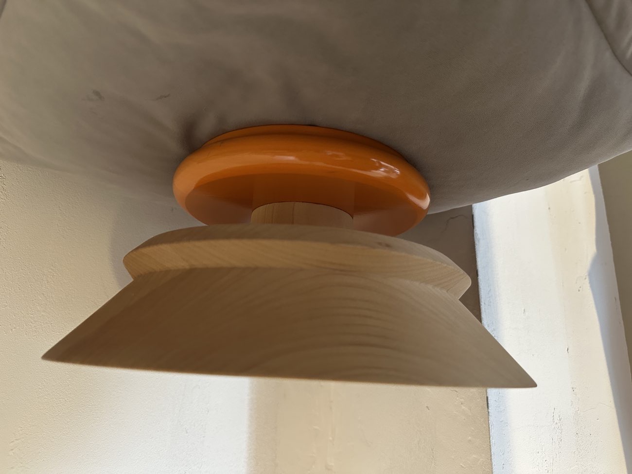 Alessi orange & wooden fruit bowl twergi bought at Irish Cancer Society Shop for £7.50