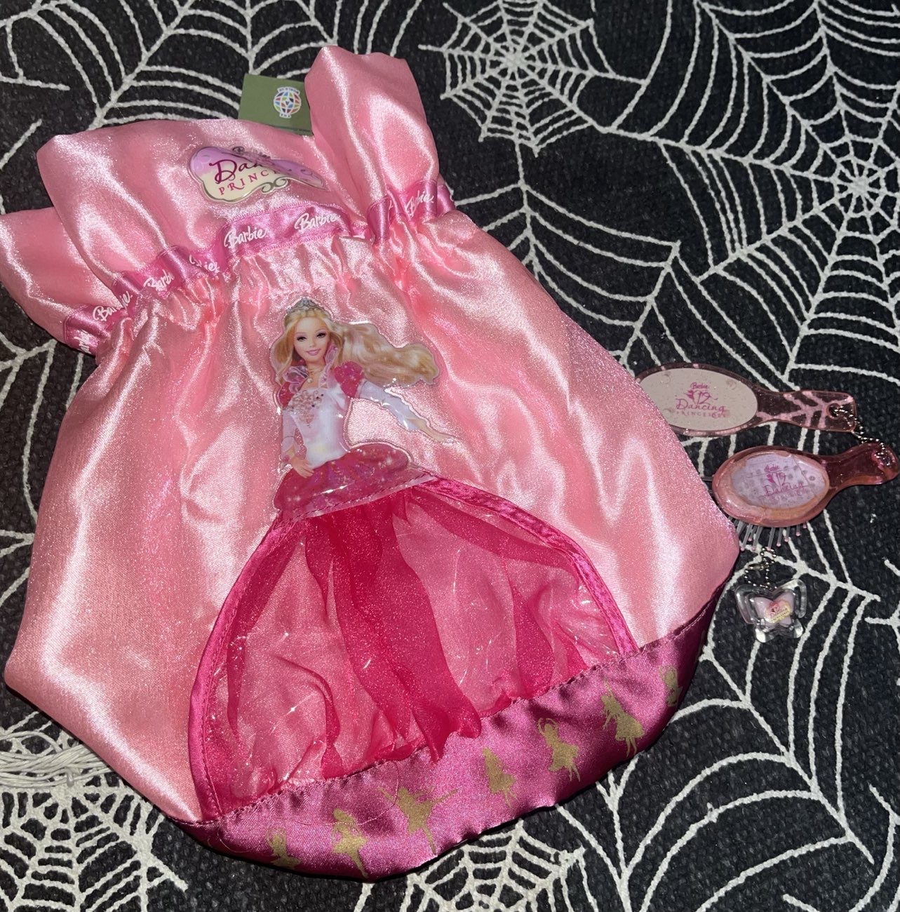Barbie 12 dancing princesses backpack bought at The A World UK CIC for £1.00