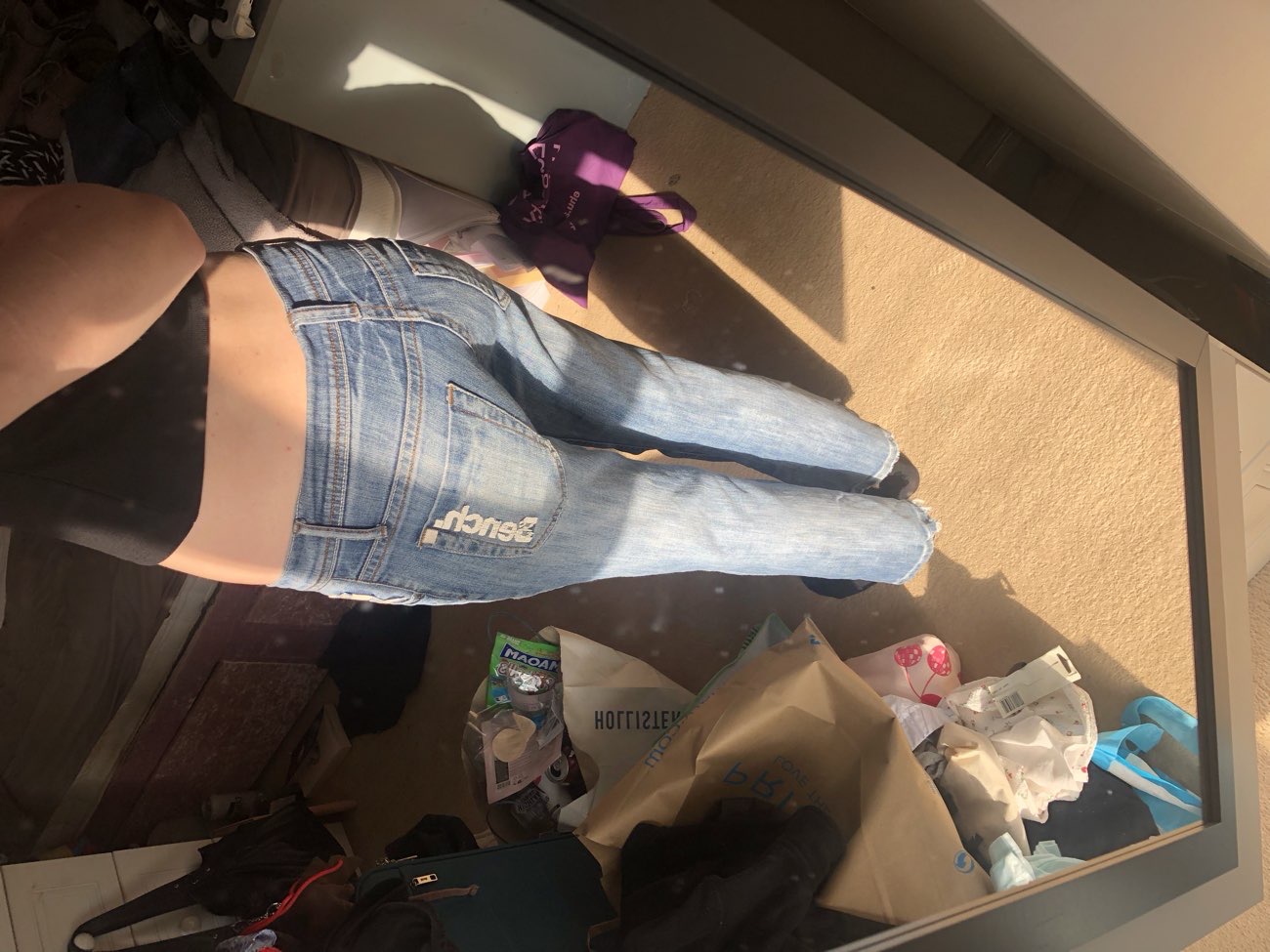 Bench Jeans low rise bought at Regenerage Buckshaw Village Shop for £4.95