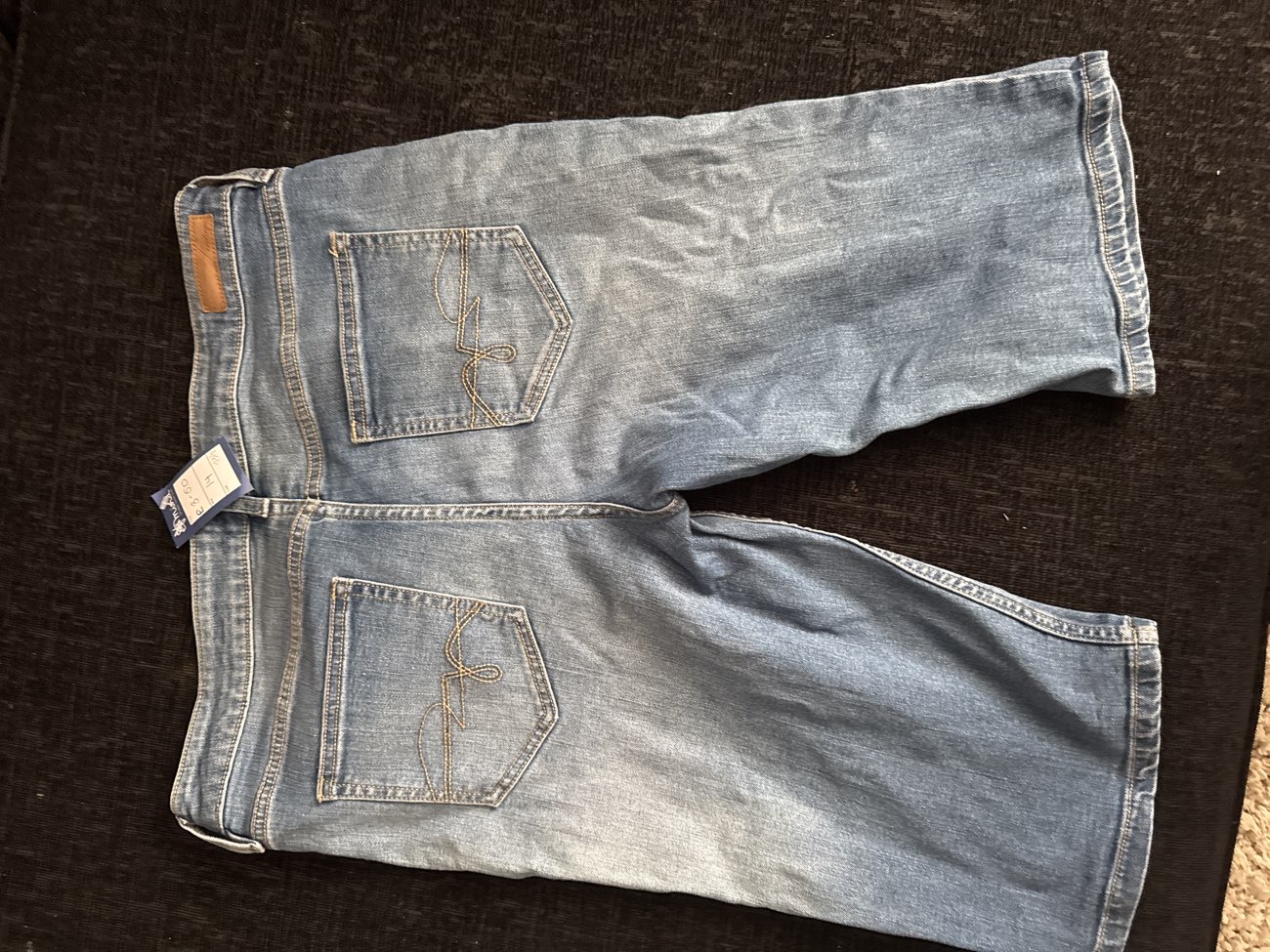 Light wash jorts bought at Mind for £3.50