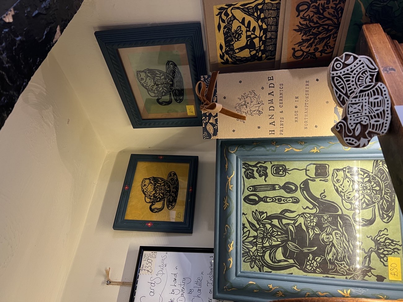 prints from Its Time - little antique shop product bought at Its Time Rugby