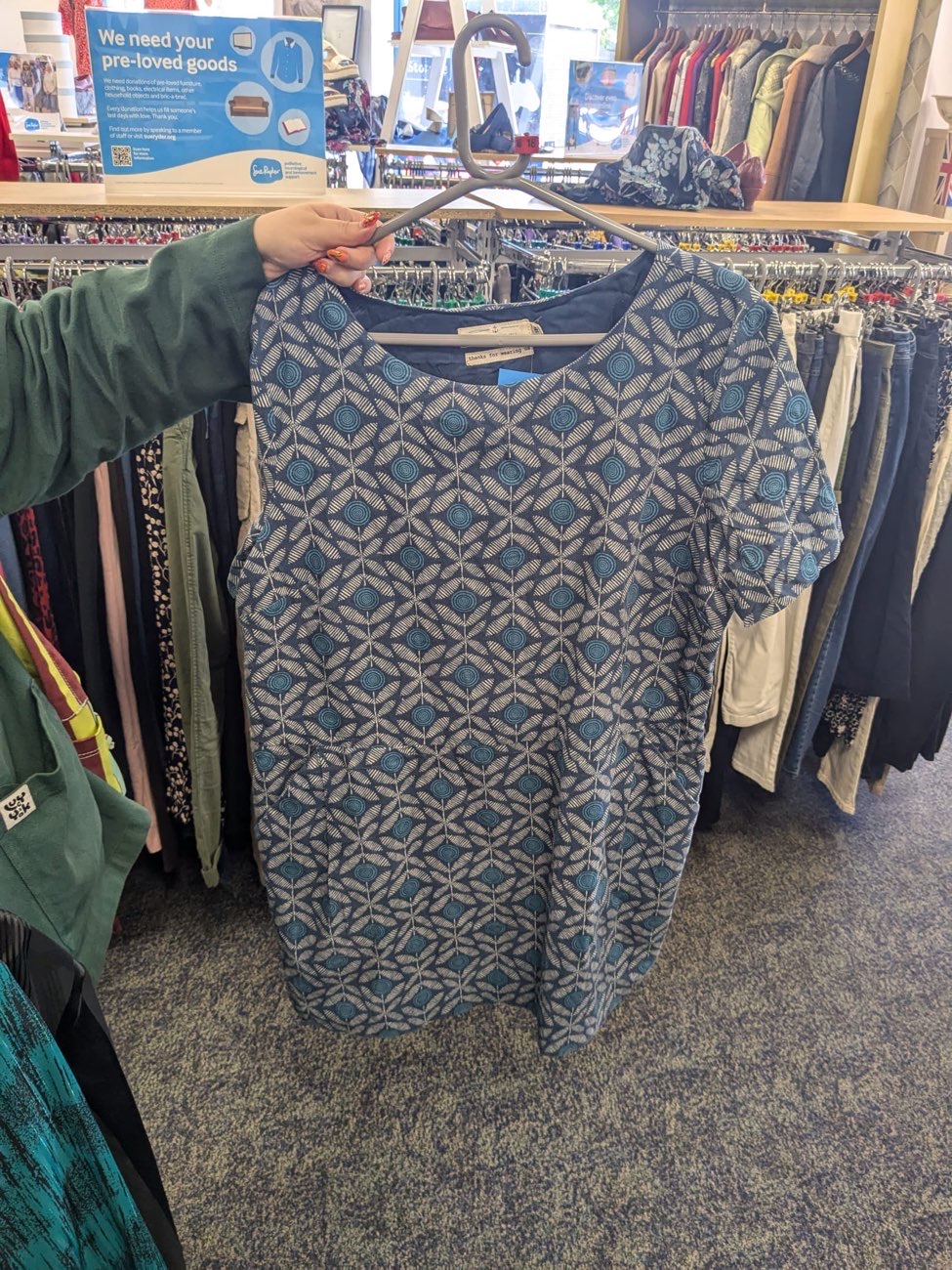 Another seasalt tunic for my mother in law! So exciting when I find someone’s favourite brand product bought at Sue Ryder for £9.00