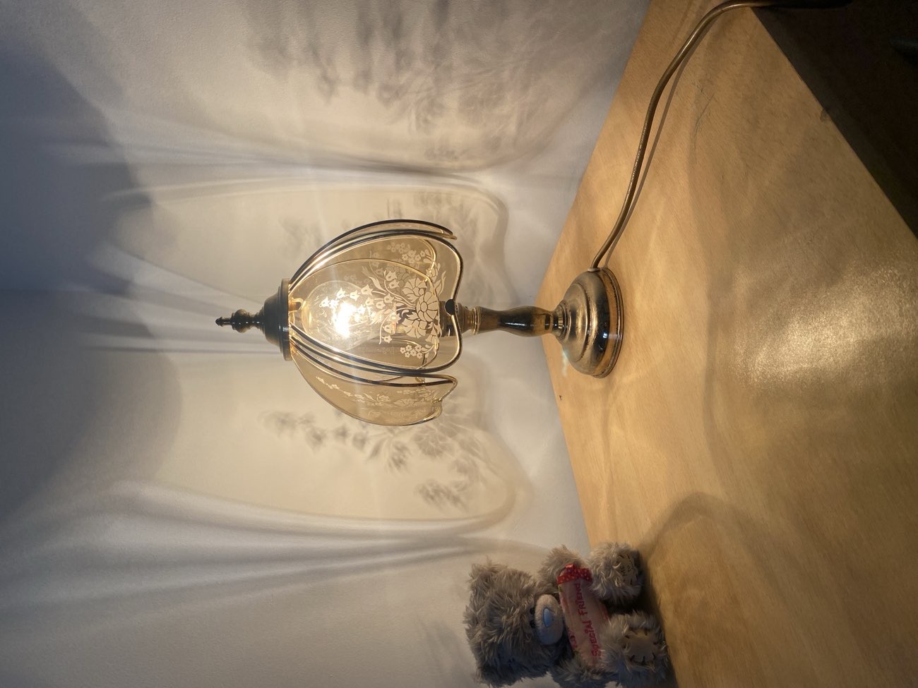 gorgeous lamp at my local charity shop bought at Richard House Children's Hospice Shop for £8.00