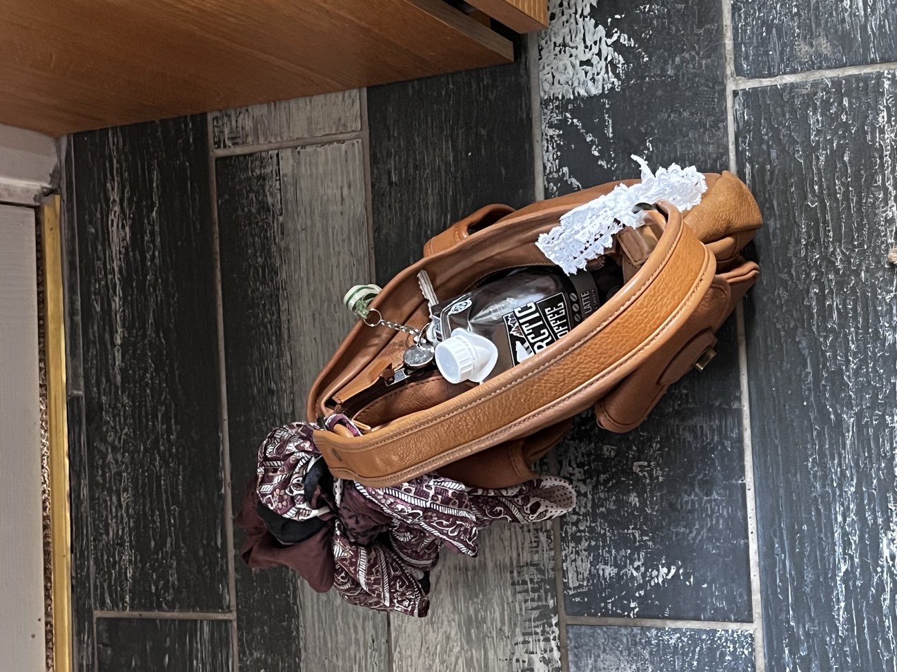 Tan everyday Bag bought at Sue Ryder for £10.00