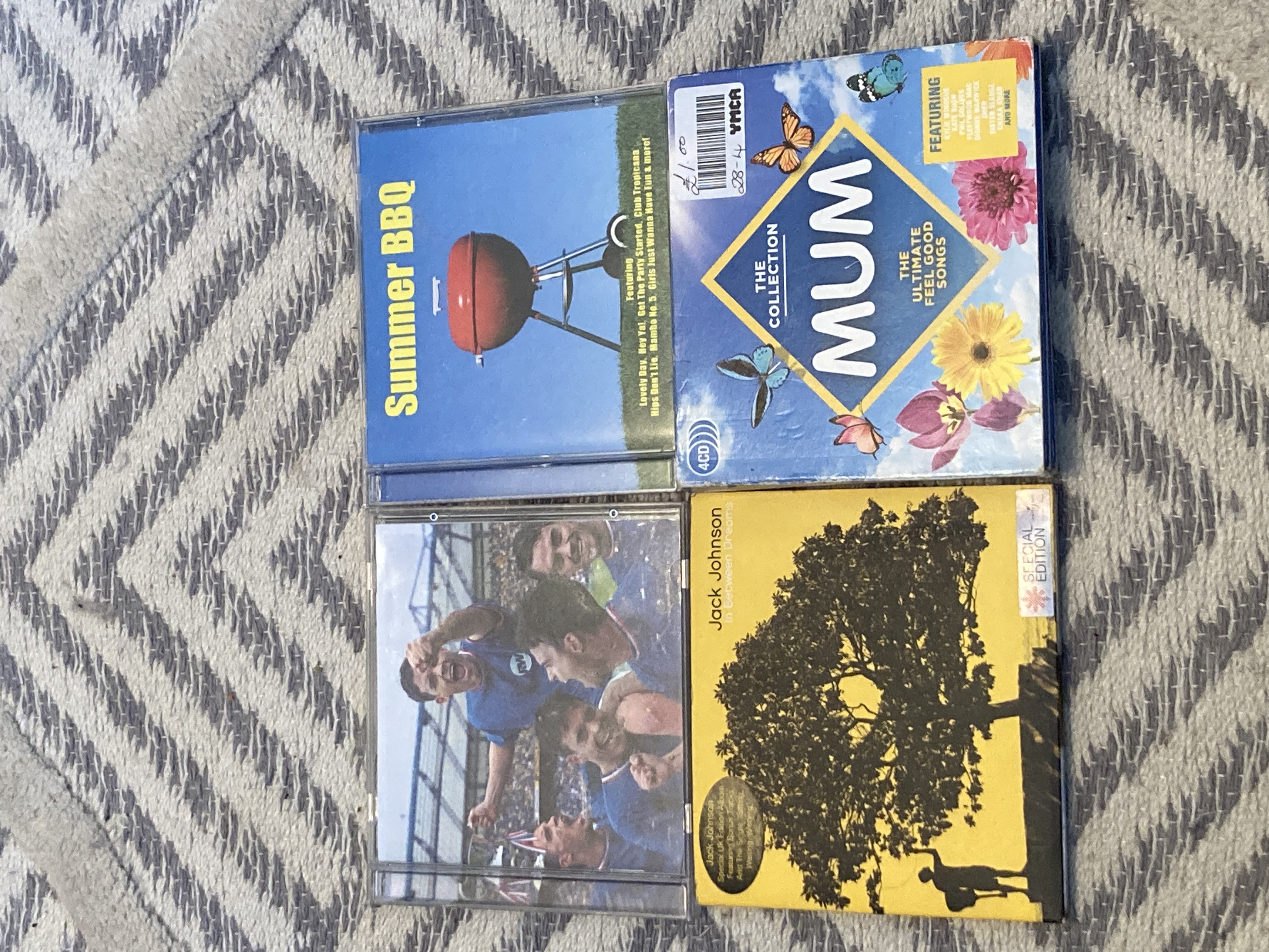 £1 for 5 CD and Book bought at YMCA for £1.00