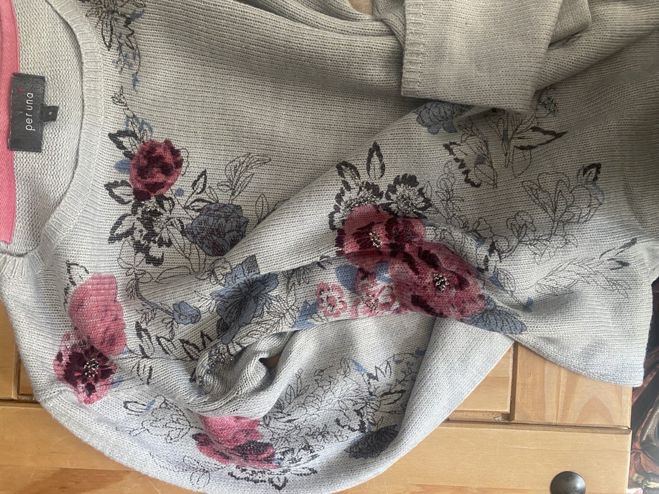 Floral Jumper bought at The Salvation Army for Β£4.00