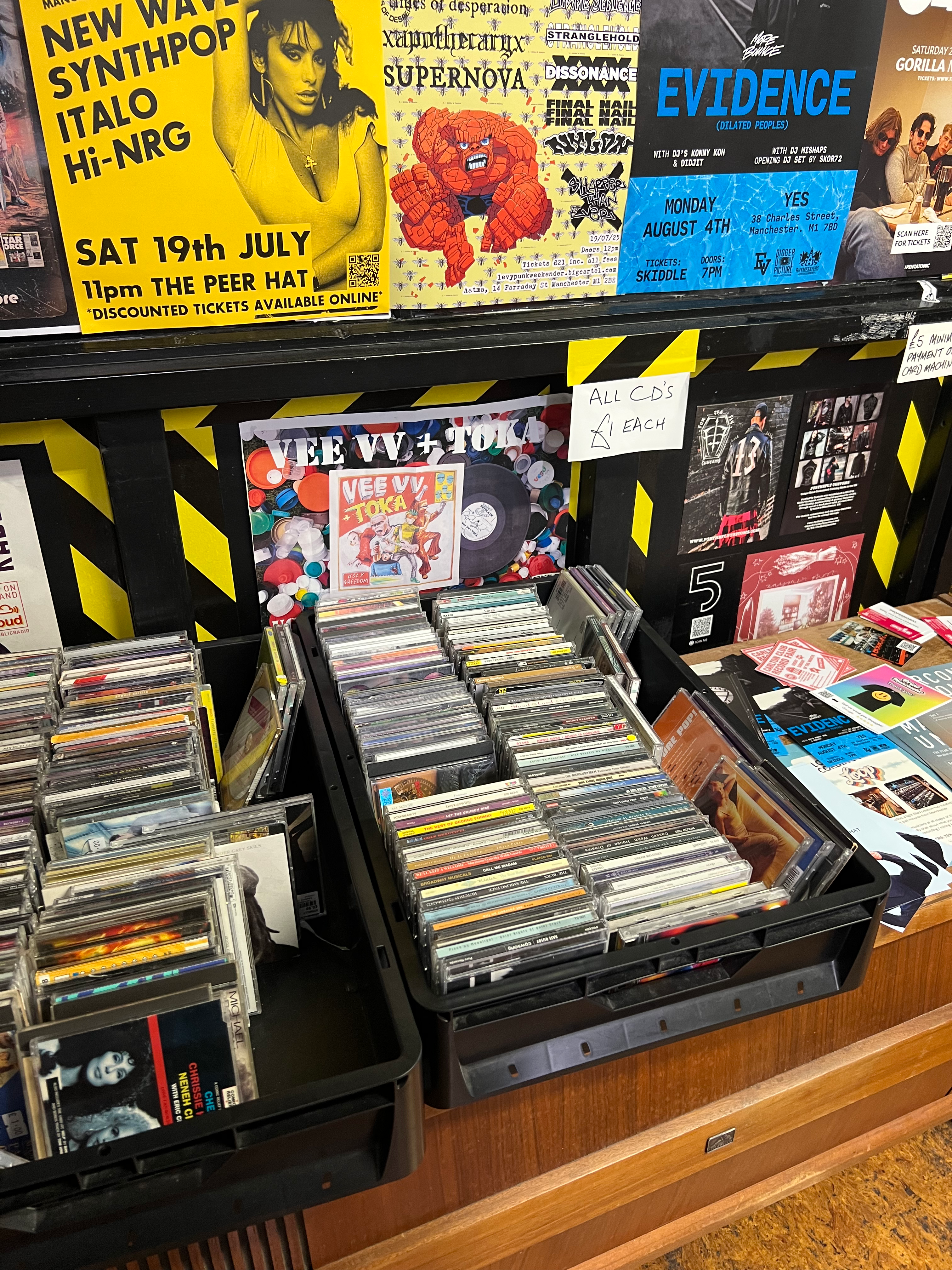 A wide selection of CDs and Vinyls at Sifters Records in Burnage in the Greater Manchester area.
