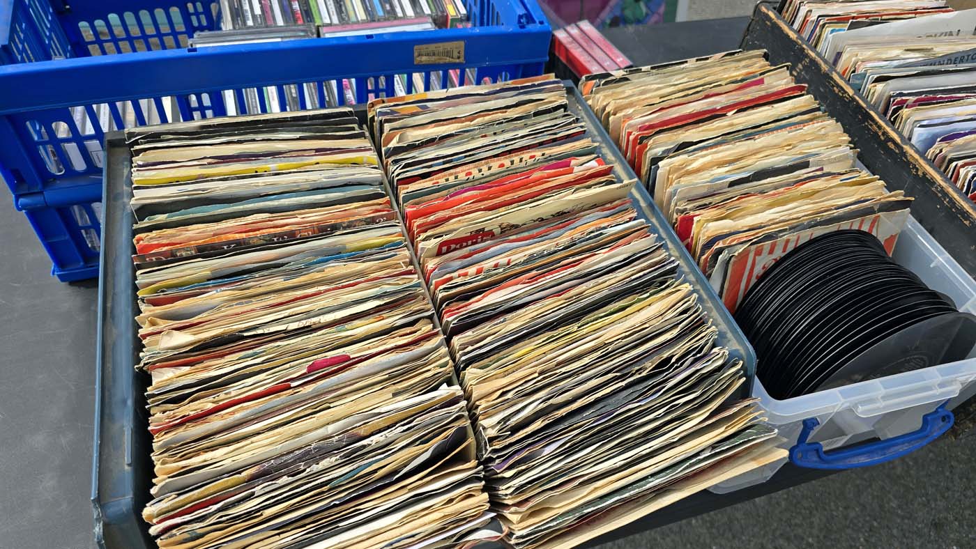 Vinyls at bootyfull car boot