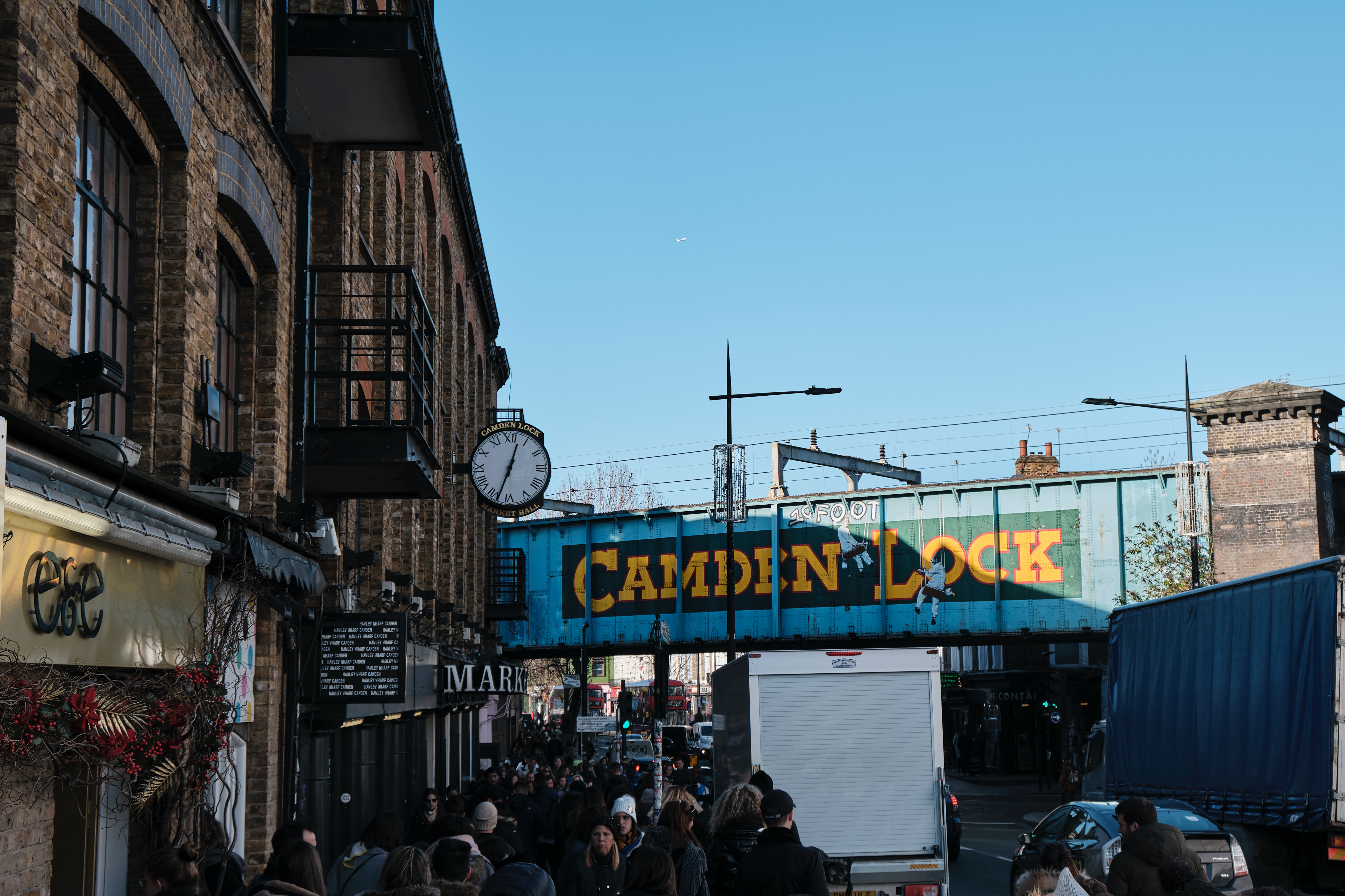Camden Lock and Regent's Canal in North London